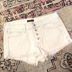 Abercrombie & Fitch Denim Raw Hem Shorts ✨